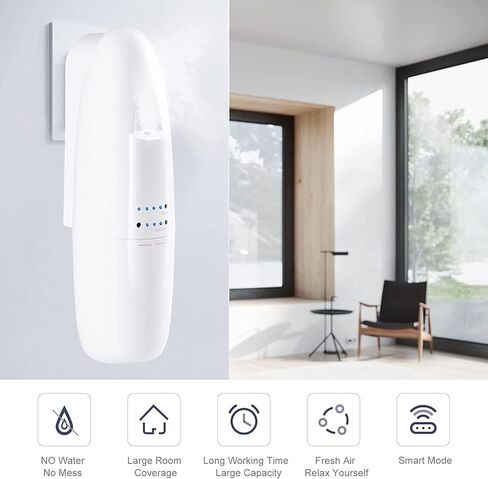 Di’Aroma Waterless Diffuser Plug in – Professional Nebulizing Essential Oil Diffuser for Home Fragrance – Up to 500 sq ft Scent Coverage – No Heat, No Water – Air Freshener for Home, Office & Spa in Saudi Arabia