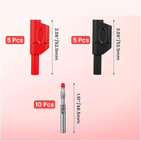 10 مجموعات من موصلات قابس الموز 4 مم in Kuwait