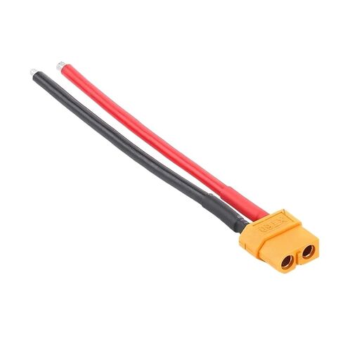 XT60 Battery Male and Female Connector Plug with 15cm 14AWG(2Pcs Male Female) in Saudi Arabia