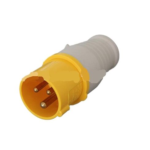 Industrial Waterproof Plug Yellow 110V/16A/3 core/IP44 SF-013-4 in Saudi Arabia