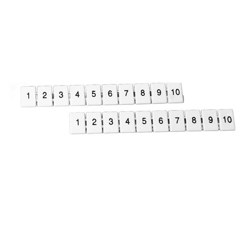 100PCS Terminal Marker Strip Blocks Labels MarkingHeat Nylon Terminal Blocks LabelsMarkers Bar Clear Visible Numbered Assembly in Saudi Arabia