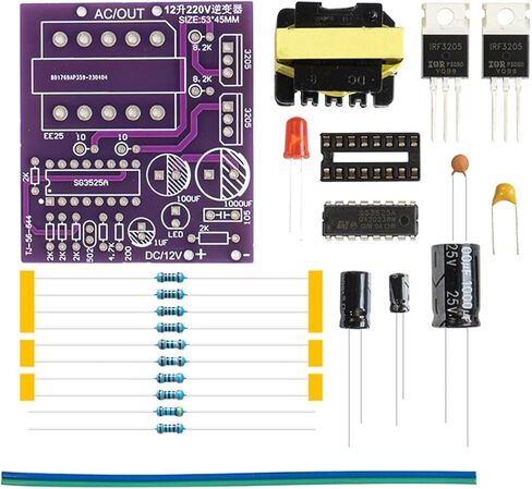 12V Liter 220V Inverter Welding Kit Power Assembly SG3525 Circuit Board Welding DIY Electronic Production in Saudi Arabia