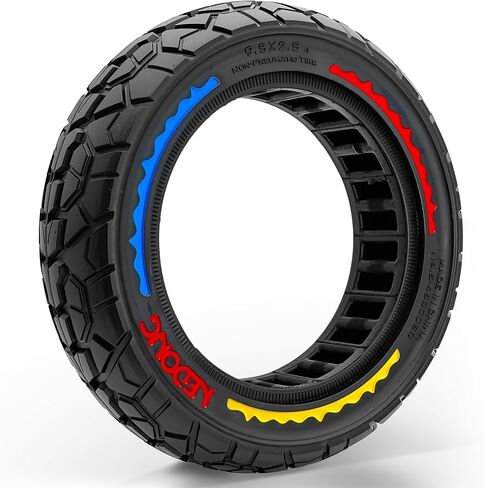 إطار صلب للطرق الوعرة مقاس 9.5x2.5، مناسب للسكوتر الكهربائي NIU KQi3 Pro/Max/Sport، خالٍ من الثقوب، صيانة خالية من المتاعب - مضاد للانزلاق، مقاوم للصدمات، إطار بدون أنبوب مقاس 9.5 × 2.50 بوصة، أسود in Kuwait