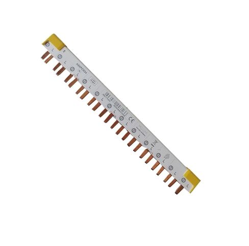 قاطع الدائرة الكهربائية مفتاح الهواء دعم صف الأسلاك بسبار صف النحاس 1P / DPN 12 24 ترس حلقة الموضع (1P-24 دائرة) in Kuwait