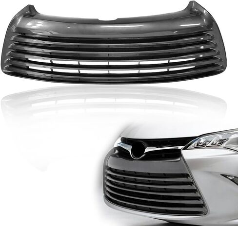 YHB Complete Front Grille Bumper Daytime Running Light Set for 2015 2016 2017 Toyota Camry SE XSE Sport Type- Front Bumper Kit in Saudi Arabia