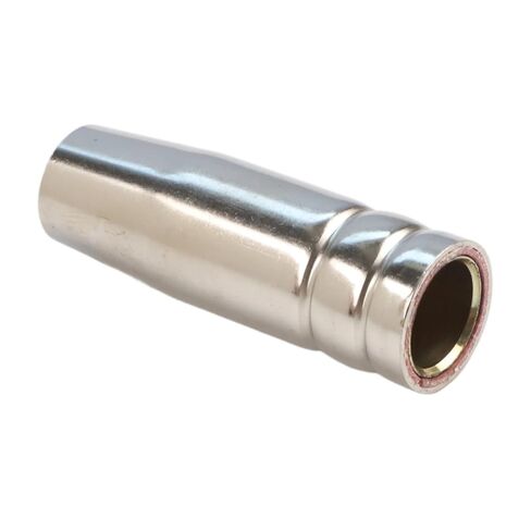 MIG MB15 Conical Nozzle Cover Brass Gas Push-On Welding Accessory 18mm OD 12mm ID 54mm Length Compatible with Welders 10pcs in Saudi Arabia