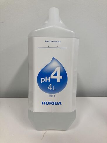 هوريبا 140-4 درجة حموضة 4 محلول قياسي +/- 0.02 درجة حموضة (درجة حموضة 4.01 عند 25 درجة مئوية) - 4 لتر in Kuwait