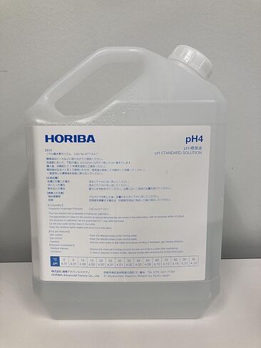 هوريبا 140-4 درجة حموضة 4 محلول قياسي +/- 0.02 درجة حموضة (درجة حموضة 4.01 عند 25 درجة مئوية) - 4 لتر in Kuwait
