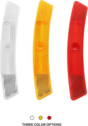 Bike Wheel Reflectors, 4PCS Plastic Bicycle Wheel Reflectors for Night Riding, Safety for Road Mountain Bicycle Night Riding in Saudi Arabia