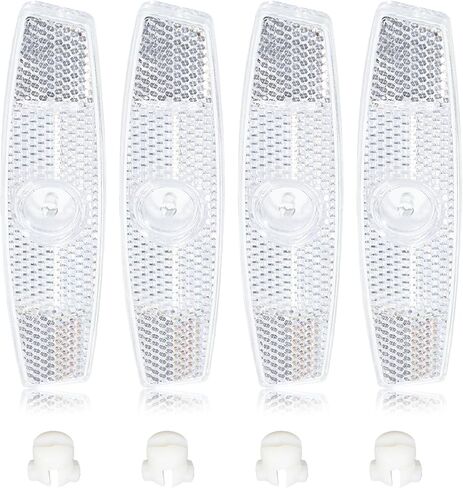 4Pcs Bike Wheel Reflectors, Bike Spoke Reflectors, Safety Warning Spoke Reflector for Night Riding for Mountain Bike Decoration Night Riding in Saudi Arabia