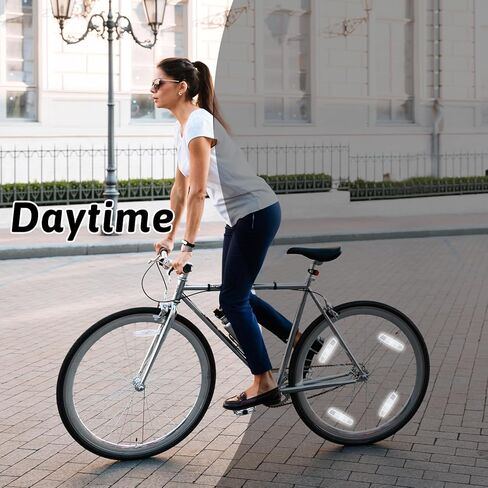 4Pcs Bike Wheel Reflectors, Bike Spoke Reflectors, Safety Warning Spoke Reflector for Night Riding for Mountain Bike Decoration Night Riding in Saudi Arabia