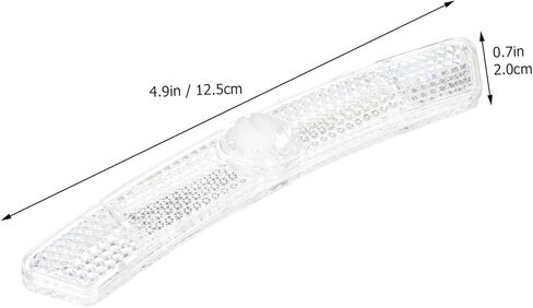 Outanaya Professional Bike Reflectors Replaceable Reflective Disc Wheel Set with Screw Mount for Enhanced Bicycle and Touring Car Visibility Safety Accessories in Saudi Arabia