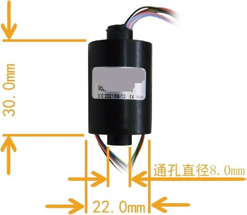 5mm Through Hole Conductive Slip Ring 12-Way 2A SRM08A-12 in Saudi Arabia