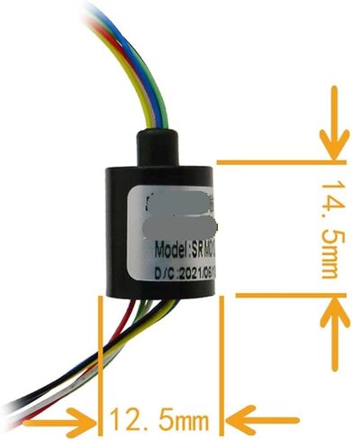 SRM012B-06U Flange-Free Conductive Slip Ring 6-Way 360-degree Rotary Joint in Saudi Arabia