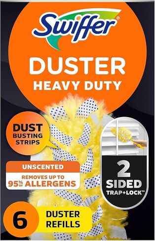 Swiffer 21620BX 360 Dusters Refill, Dust Lock Fiber, Yellow, 6/Box in Saudi Arabia