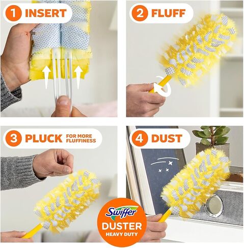 Swiffer 21620BX 360 Dusters Refill, Dust Lock Fiber, Yellow, 6/Box in Saudi Arabia