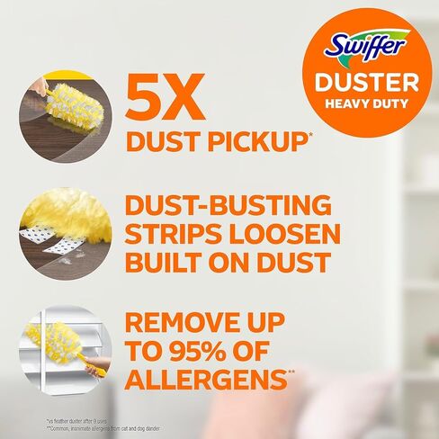 Swiffer 21620BX 360 Dusters Refill, Dust Lock Fiber, Yellow, 6/Box in Saudi Arabia