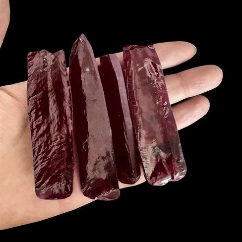 1 قطعة الأحجار الكريمة المواد غير مصقول الأحمر روبي الخام الأحجار الكريمة لصنع المجوهرات المقتنيات in Kuwait