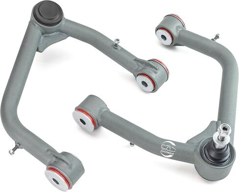 Front Upper Control Arms for 2009-2018 Dodge Ram 1500, 2019-2022 Ram 1500 Classic, 2-4" Lift Tubular Suspension Control Arm, Replacement OEM Factory Suspension Arms, Wrinkle Gray in Saudi Arabia