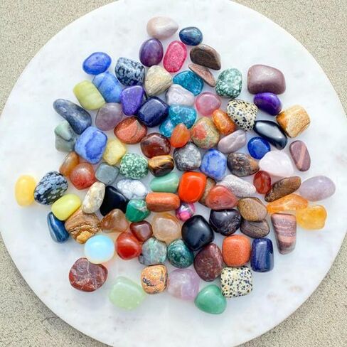 1 رطل مجموعة أحجار كريستالية متنوعة متنوعة من الأحجار الخام الحقيقية لتزيين المنزل هدايا الريكي العلاج بالطاقة للمبتدئين in Kuwait