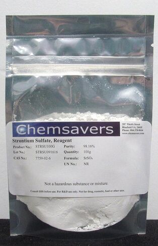 كبريتات السترونتيوم، كاشف، 98.16%، 100 جرام in Kuwait