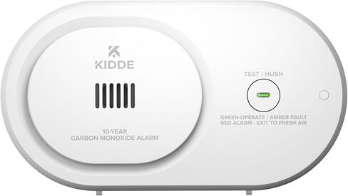 Kidde Carbon Monoxide Detector, 10-Year Battery Powered, LED Status Indicators, 85 dB Alarm, 5th Edition, COB10 in Saudi Arabia
