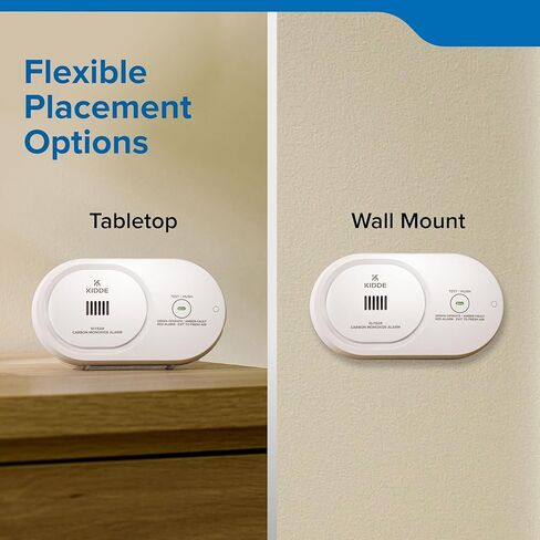 Kidde Carbon Monoxide Detector, 10-Year Battery Powered, LED Status Indicators, 85 dB Alarm, 5th Edition, COB10 in Saudi Arabia