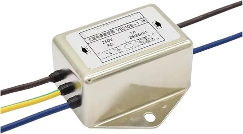 YB210B-1A/3A/6A/10A/20A خلية واحدة أحادية الطور AC مرشح الطاقة 220 فولت مضاد للتداخل سائق العاكس (YB210B-20A نوع الترباس) in Saudi Arabia