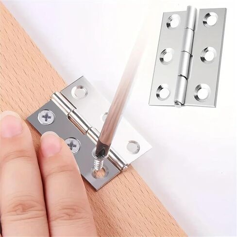 الأجهزة مفصلات من الفولاذ المقاوم للصدأ موصل الباب درج 6 فتحات تركيب 10 قطعة in Kuwait