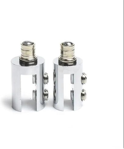 مفصلات أبواب زجاجية، مفصلات أسطوانية ذات عمود أملس مناسبة للنحاس 3-8 مم قطعتين (-أسود-L) in Kuwait