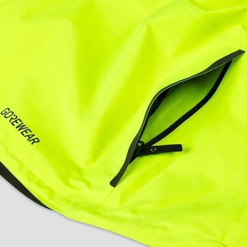 جاكيت GOREWEAR Glidewheel Gore-Tex - أصفر نيون للرجال، مقاس US M/Eu L in Kuwait