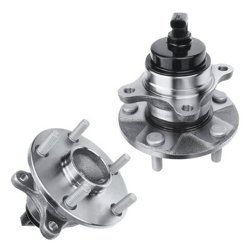 Detroit Axle - Front 2pc Wheel Bearing Hubs for 04-07 Ford Freestar Mercury Monterey, 2 Wheel Bearing and Hubs Assembly 2004 2005 2006 2007 Replacement in Saudi Arabia