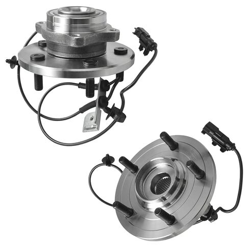 Detroit Axle - Front 2pc Wheel Bearing Hubs for 04-07 Ford Freestar Mercury Monterey, 2 Wheel Bearing and Hubs Assembly 2004 2005 2006 2007 Replacement in Saudi Arabia