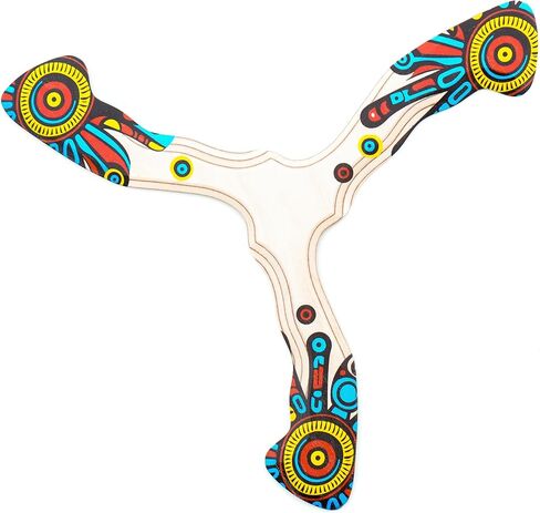 Boomerang for Teens & Adults, Designed for Beginners – Easy to Throw, Pro Performance Boomerang That Comes Back, Made of Plywood, Fun Outdoor Game, Thin, Lightweight and Safe to Use, Model: N6 in Saudi Arabia