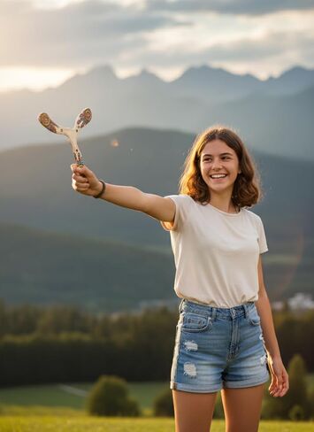 Boomerang for Teens & Adults, Designed for Beginners – Easy to Throw, Pro Performance Boomerang That Comes Back, Made of Plywood, Fun Outdoor Game, Thin, Lightweight and Safe to Use, Model: N6 in Saudi Arabia