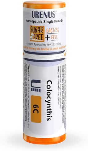 Colocynthis 30C Sugar Free Lactose Free Homeopathic Remedy 110 Pellets, Urenus in Saudi Arabia