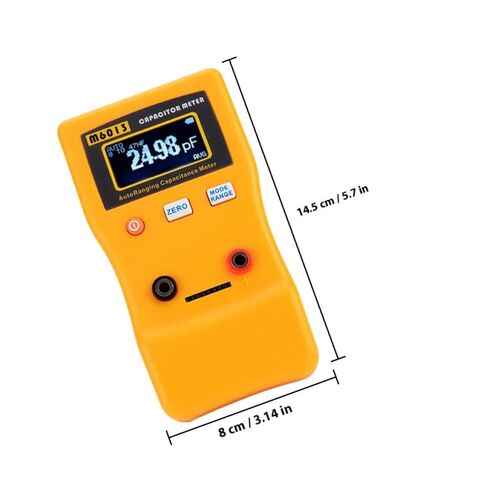 Garneck Portable Digital Capacitance High Precision Auto Range Capacitor Tester Handheld Electrical Capacitor Tester for Electronic Circuits Field Work in Saudi Arabia