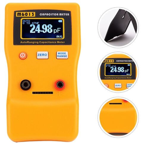 Garneck Portable Digital Capacitance High Precision Auto Range Capacitor Tester Handheld Electrical Capacitor Tester for Electronic Circuits Field Work in Saudi Arabia
