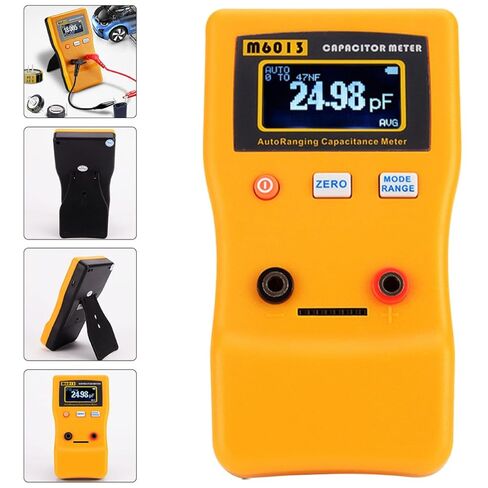 Garneck Portable Digital Capacitance High Precision Auto Range Capacitor Tester Handheld Electrical Capacitor Tester for Electronic Circuits Field Work in Saudi Arabia