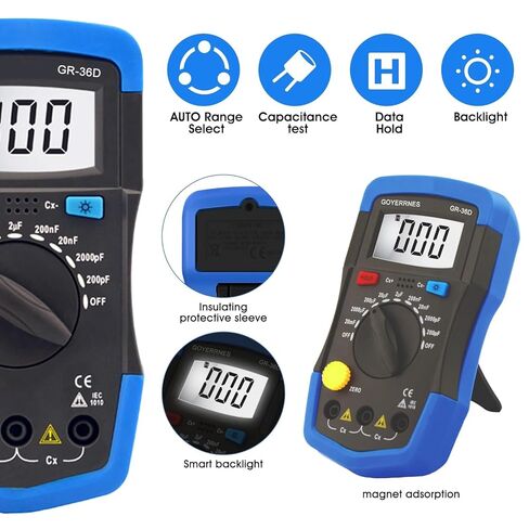 HP-36D يده السعة الرقمية السعة متر تستر 1999 التهم مكثف الإلكترونية أداة التشخيص الخلفية in Kuwait