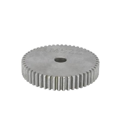 ترس ترس محرك ثقيل من الصلب 1 قطعة ترس أسطواني 1 متر 51-60 طن من الصلب الكربوني لأجزاء النقل (1M51T - تتحمل 8 مم) in Kuwait