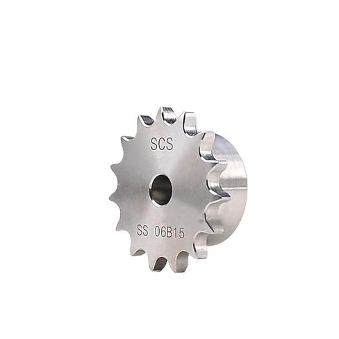 الصلب الثقيلة موتور ترس ترس 1 قطعة الفولاذ المقاوم للصدأ سلسلة ضرس 06B 10-23 الأسنان محرك ترس صناعي ترس (13 أسنان) in Kuwait