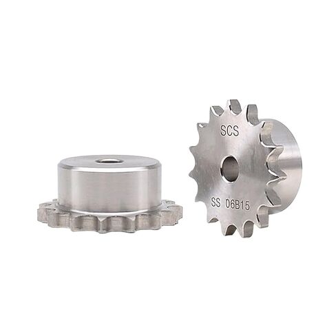 Steel Heavy Duty Motor Pinion Gear 1pcs Stainless Steel Chain Sprocket 06B 10-23 Teeth Industrial Drive Gear Pinion(13 Teeth) in Saudi Arabia