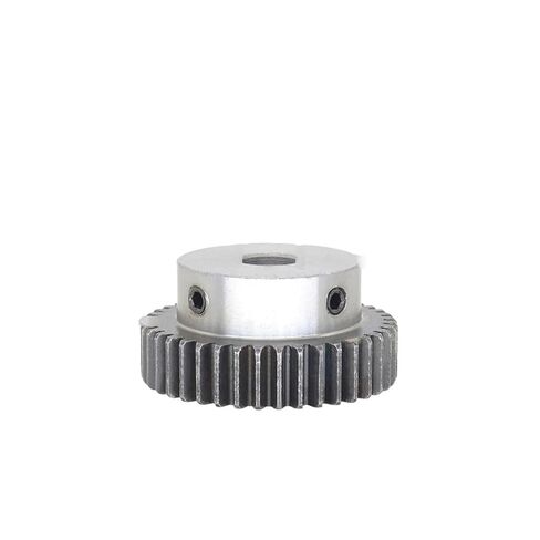 Steel Heavy Duty Motor Pinion Gear 1pcs 1M40T Spur Gear Bore 6-20mm Motor Low Carbon Steel(1M40T-Bore 6.35 mm) in Saudi Arabia