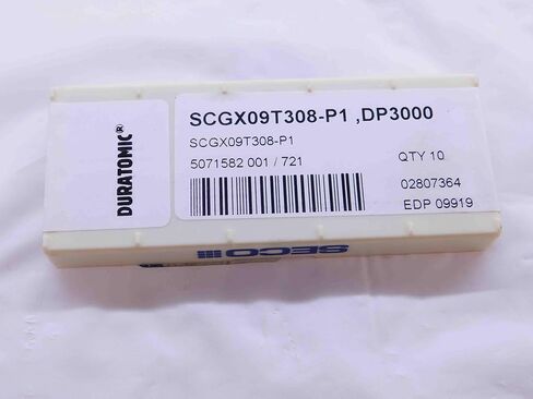 10 قطعة جديد SECO SCGX09T308-P1 DP3000 TiCN & Al2O8 إدراج الحفر كربيد المغلفة-NS0293BL5 in Saudi Arabia