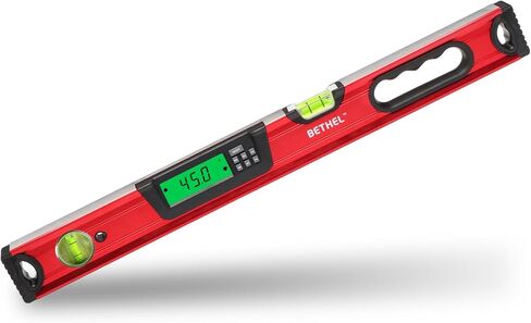 BETHEL Digital Level with LCD Display,24Inch Magnetic Digital Torpedo Level, Vertical & Horizontal Spirit Bubble Measuring Tools for Woodworking Construction Craftsman in Kuwait
