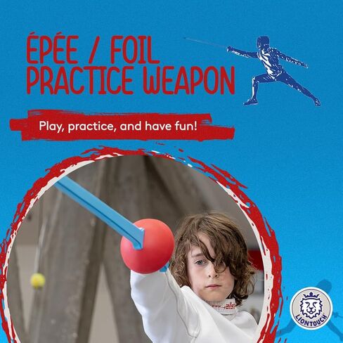 Liontouch – سيف تدريب المبارزة للأطفال – سلاح تدريبي لـ Épée/Foil أو Sabre in Saudi Arabia