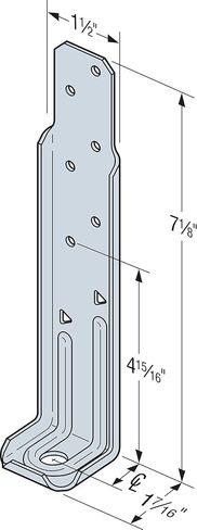 سيمبسون ربطة عنق قوية DTT1Z DTT1Z ZMAX ربطة شد على شكل سطح مجلفن لعدد 2X (عبوة من 40 قطعة) in Kuwait