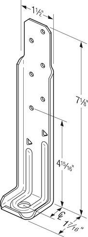 سيمبسون ربطة عنق قوية DTT1Z DTT1Z ZMAX ربطة شد على شكل سطح مجلفن لعدد 2X (عبوة من 40 قطعة) in Kuwait