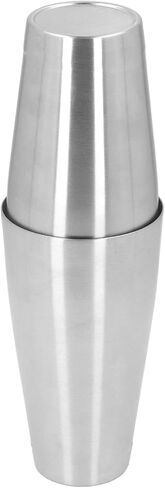 Cocktail Shaker Cup Kit, Stainless Steel Bartending Mixing Tins, Double Bottom, Durable and Easy to Clean - Professional Drink Mixer, Weighted for Reduced Dilution, for (Double Bottom) in Saudi Arabia